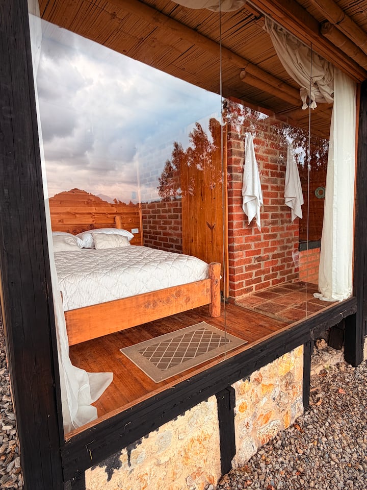 Unas Cabañas Cómodas Con Una Vista Espectacular. - Sutatausa