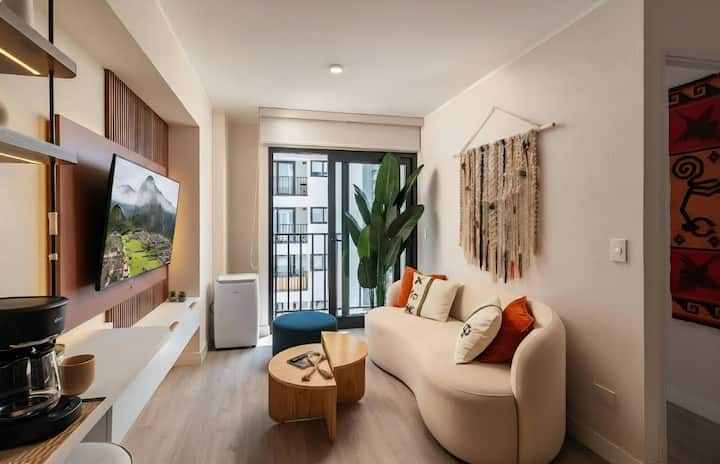 Apto Vista Al Mar+jacuzzi/piscina En Barranco - Perú