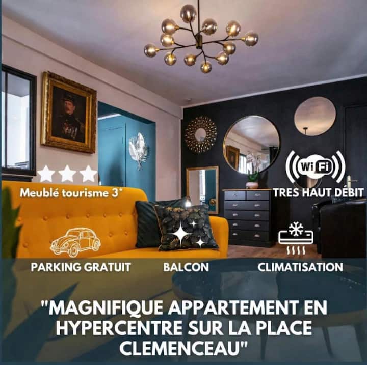 Au Palais Des Pyrénées-hyper Centre -Clim-balcon - Pau