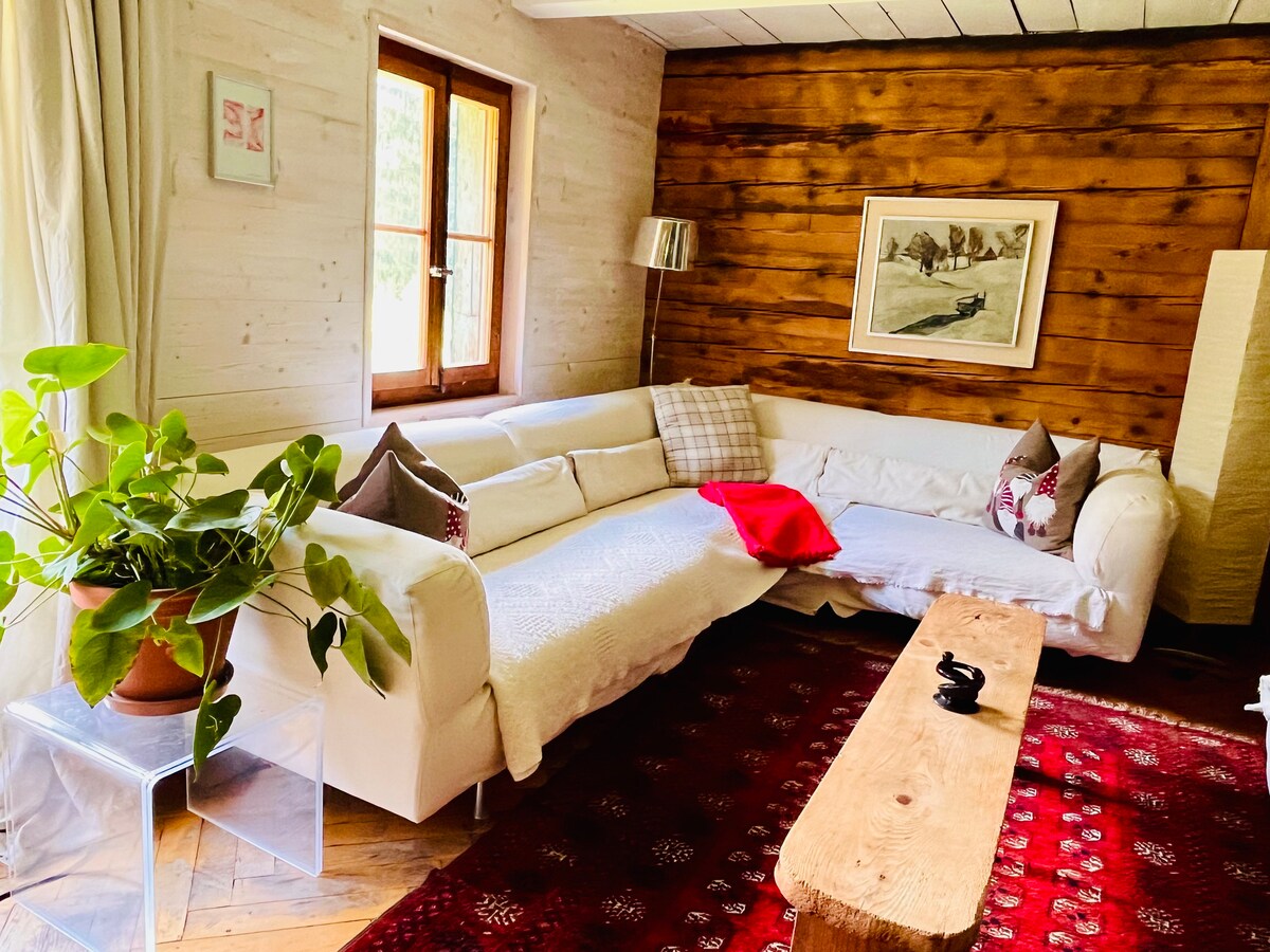 Top Airbnb: Swiss alpine chalet for nature lovers near river in Val D'illiez