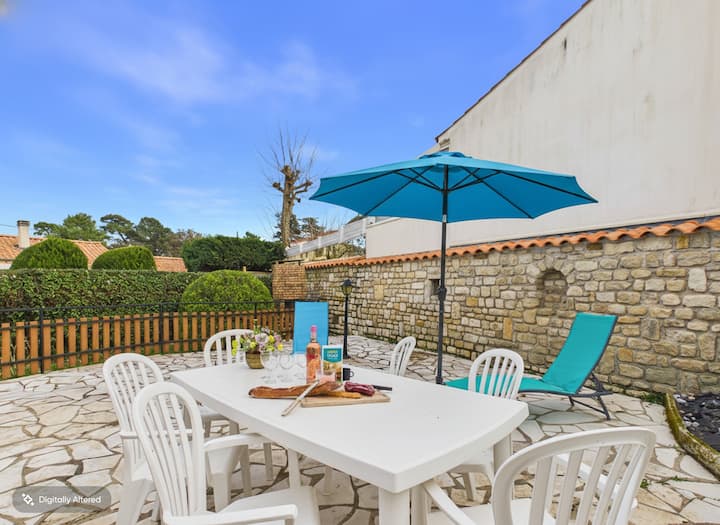 Maison Pour 6 Avec Jardin Et Terrasse - Longeville-sur-Mer