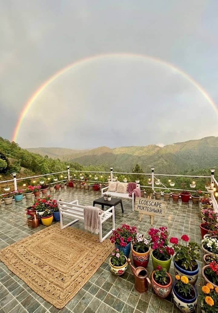 Mountain View 6bhk W Terrace, Balcony, And Garden - Mukteshwar
