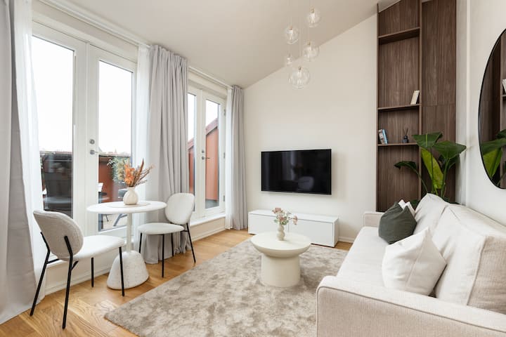 Old Town Views & Balcony | Modern Gem On Mere Pst - Estonia
