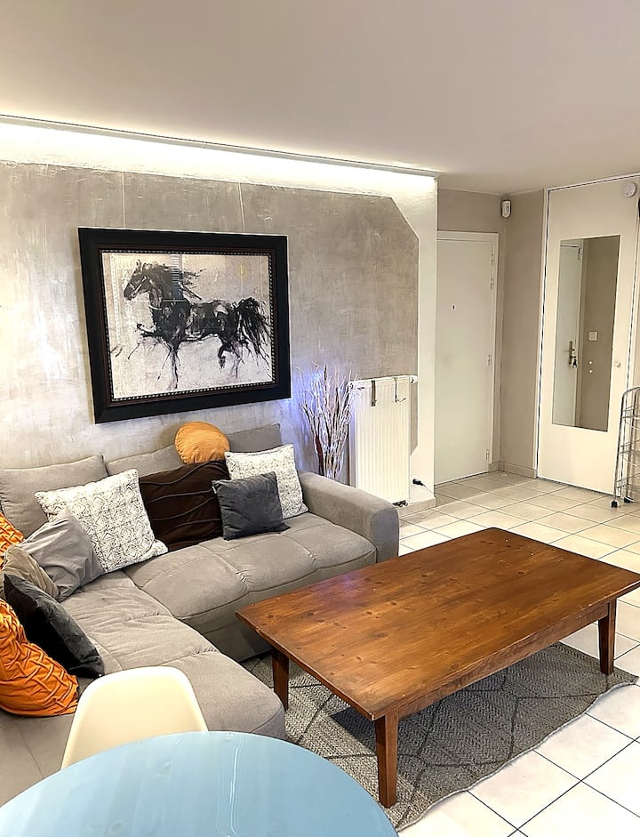 Appartement Cosy Avec Jardin Proche Genève - Annemasse