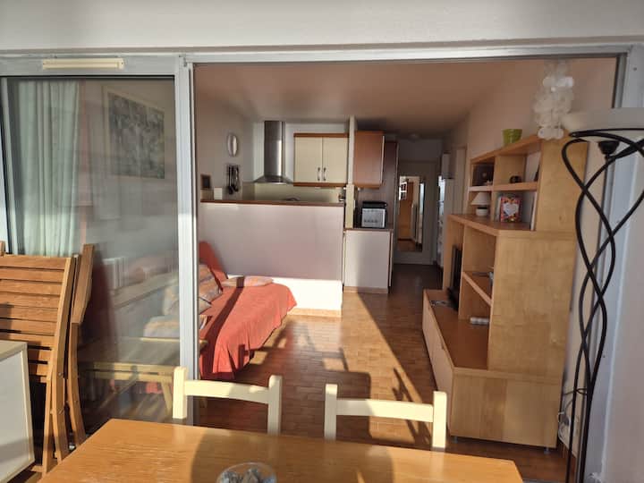 Appart 4/6 Pers.res. Sécurisée-6eme Etage -Vue Mer - Leucate