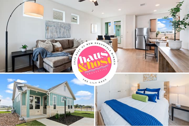 The Lily Haus | 2b/1b Sleeps 4 | Corporate Stays - New Braunfels, TX