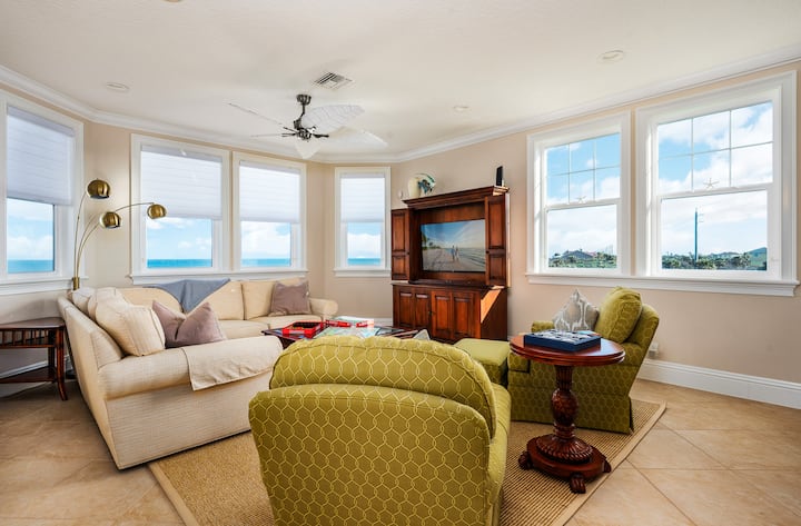 Direct Beachfront|game Room|bikes & Elevator - Flagler Beach, FL