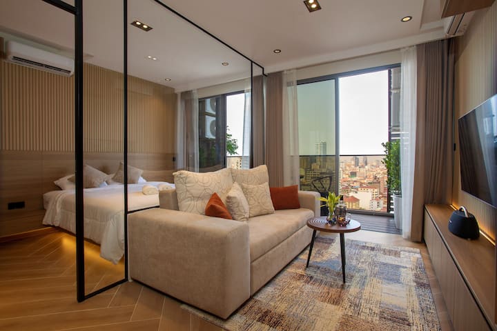 New 1bd Skyline Boutique Apartment Bkk1 - Phnom Penh