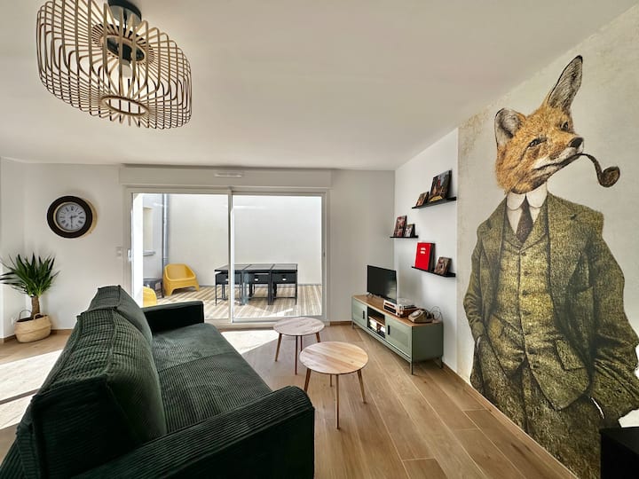 Fox - Charmant Appartement 6 Pers Avec Patio - Berck