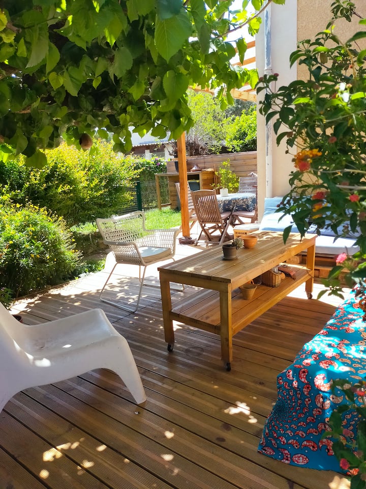 Maison T2 Rez De Jardin - Proche De La Mer - Giens