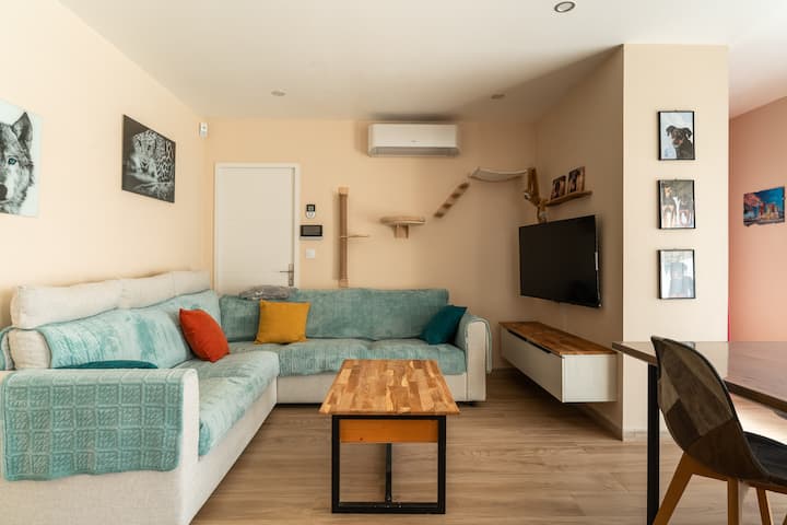 Maison Calme Piscine/terrasse - 6 Pers - Orange - 法國