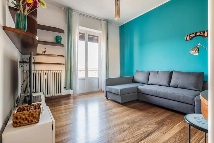 3min Tubo-tortona Design - Navigli- Balcony W View - 米蘭