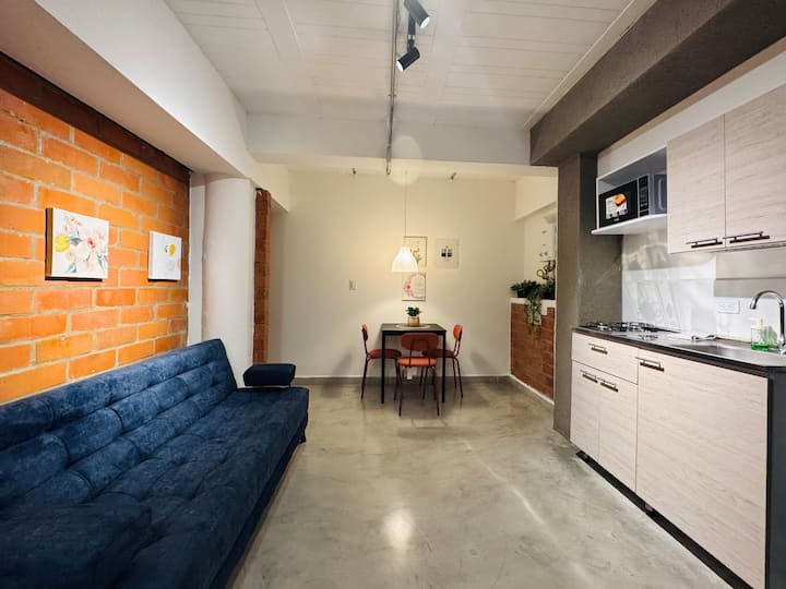 Cómodo Loft | Limonar | Diseño Cálido Moderno 301 - Cali