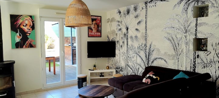 Maison 6 Pers Extérieur Cosy à 5 Min De La Plage - Labenne