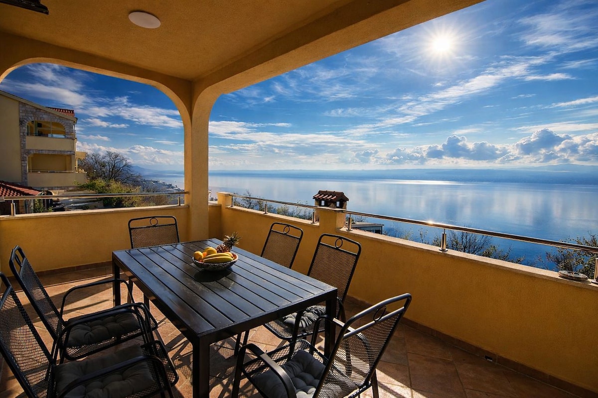 Sea view terrace
