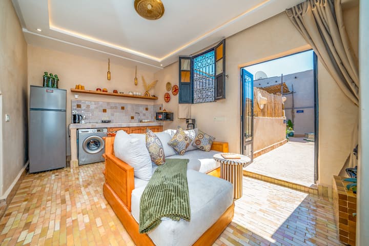 Centre Médina• Appart 1ch • Clim/check-in Autonome - Marrakech