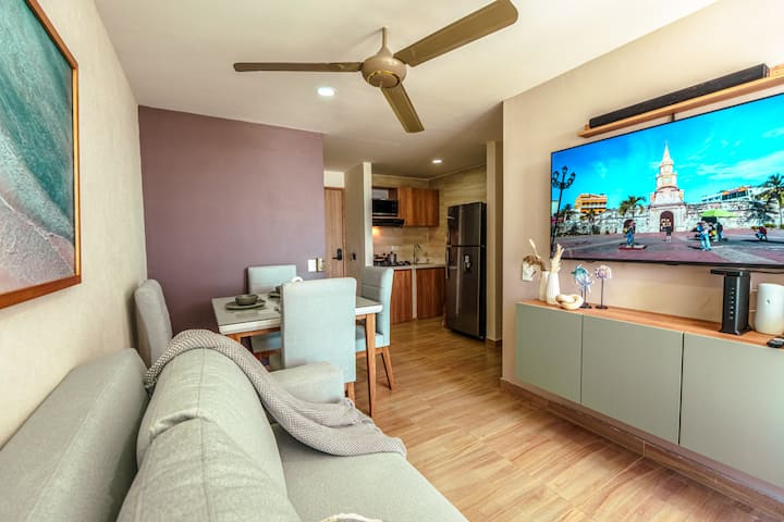 23rd Floor Partial Sea View | 3br - Cartagena de Indias
