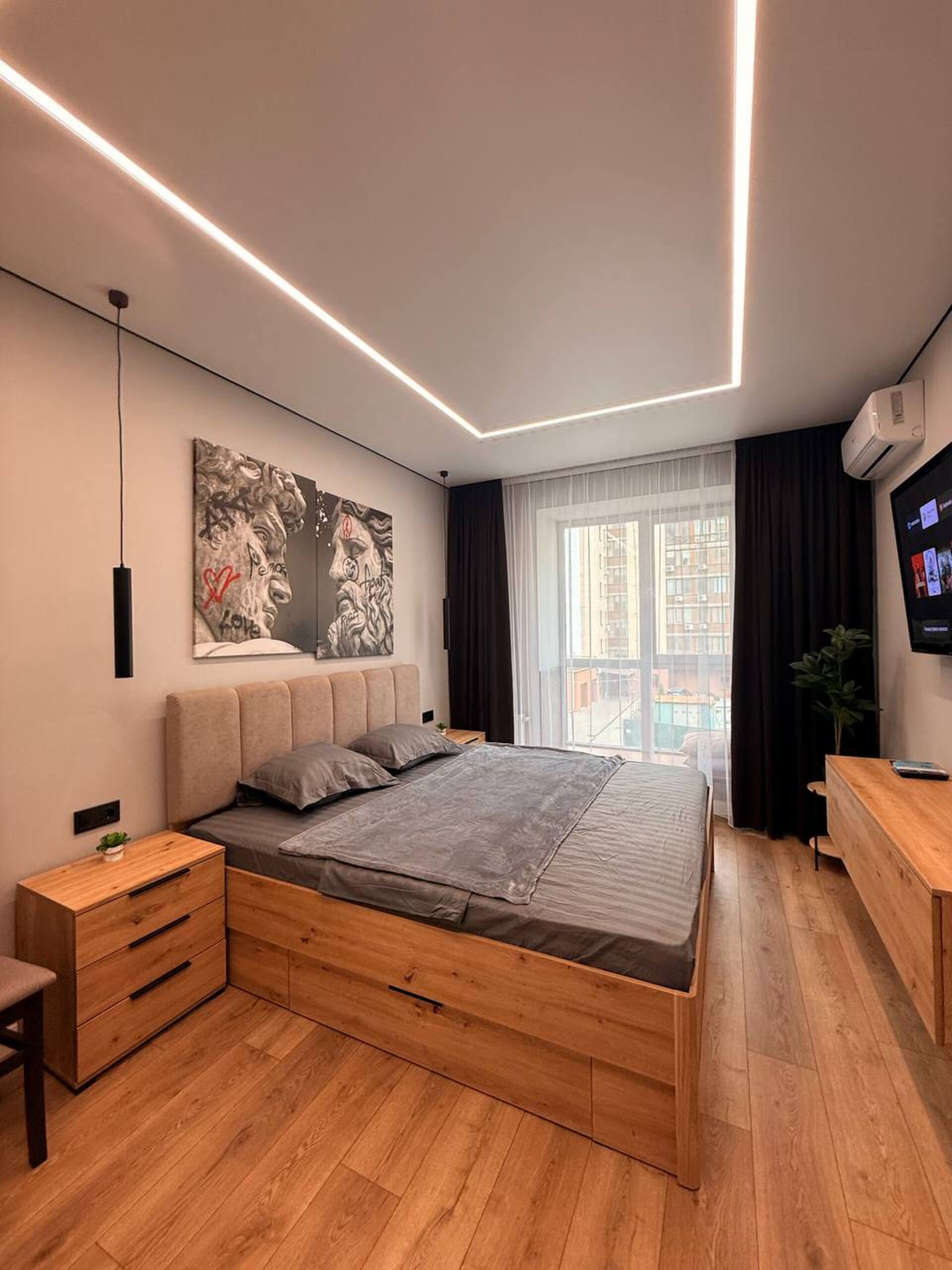 A cozy 3 room apartment near the sea