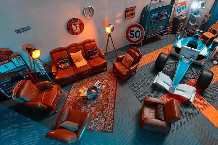 Le Vintage Loft Garage Gîte Proche Du Parc Le Pal - Bourbon-Lancy