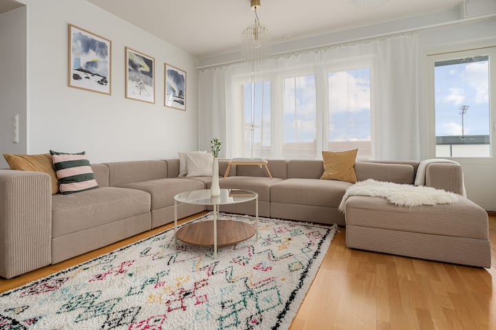 Feel Lapland Penthouse - 2xparking, 3br, Sauna - Rovaniemi