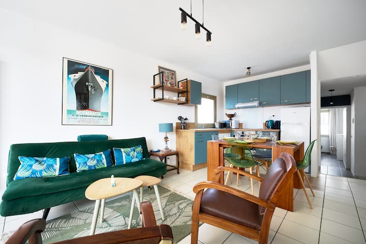 Balcon Face Plage Pontaillac, Garage, 4 Pers. - Royan
