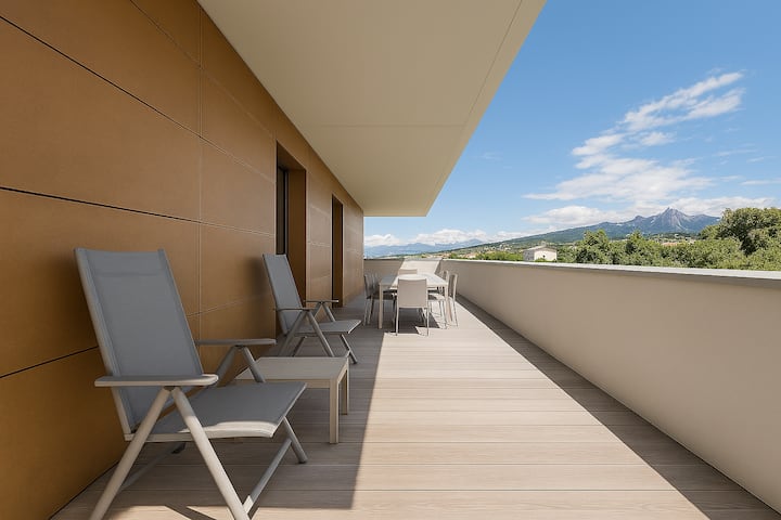 Centre Ville, En Attique Avec Climatisation - Thonon-les-Bains