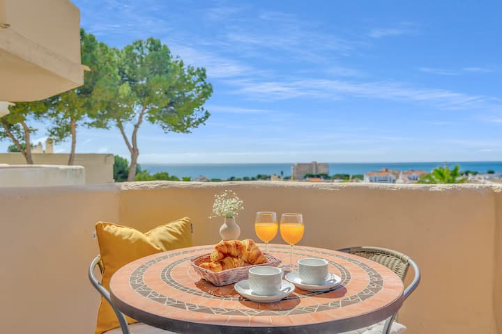 Zeezicht | 2br 2ba | Zwembad | Rustig Gelegen - La Cala de Mijas