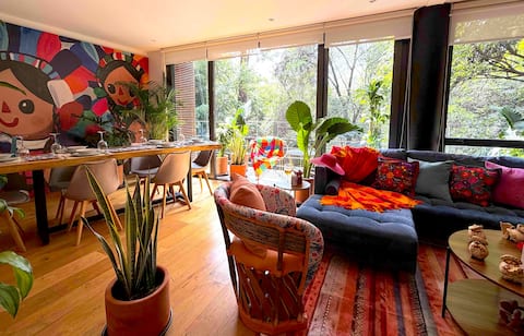 Top Airbnb: *Boutique Design 3BR/8 Guest Condesa Flat w/AC in Hipódromo