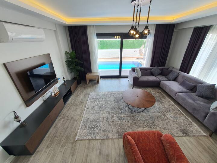 Fethiye 8 Kişilik ÇAlış Plaja Yakın 4+1 Lüks Villa - Fethiye