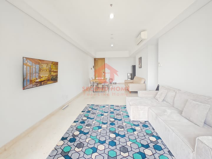 Luxury 2br Apt Southgate W/ Pool, Gym Wi-fi - Cibubur