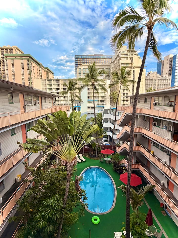 Waikiki Condo With Full Kitchen Walk To Beach - 檀香山