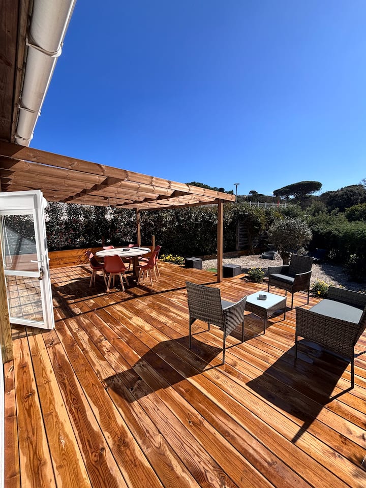 Chalet Climatisé Avec Grande Terrasse 6 Personnes - Gassin