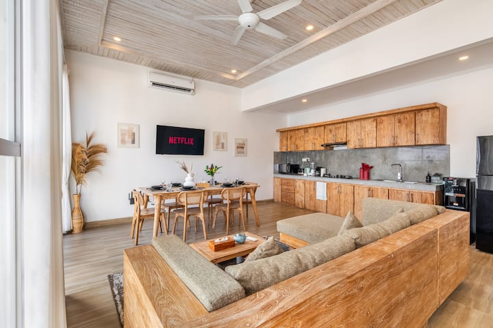 3br Villa| Walk To Beach&finns| Fast Wifi - Canggu - Bali