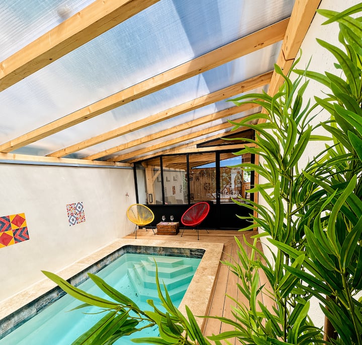 Nouveau En Campagne Avec Piscine Couverte Chauffée - Vaison-la-Romaine