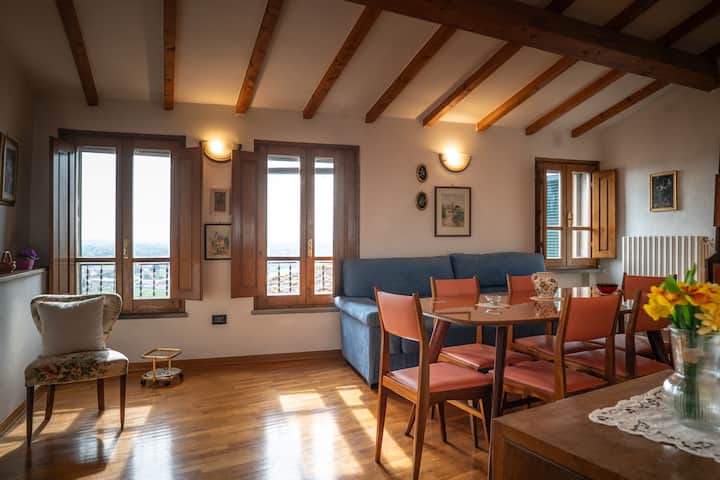 Appartamento Toscano In Centro | Vista, A/c - Castiglion Fiorentino