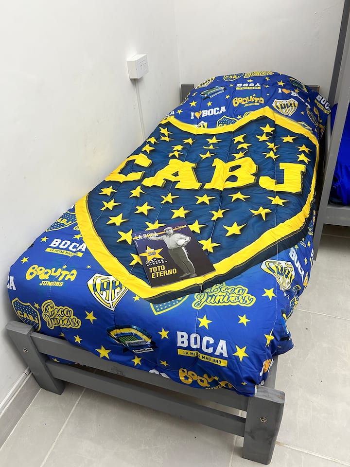 Habitación en hostel frente a La Bombonera en La Boca