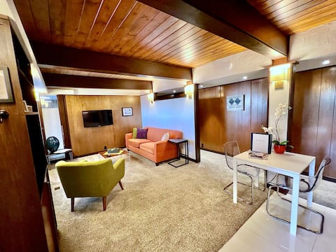 Top Airbnb: Mountainside Mid Century Garden-level Apartment in Salt Lake City