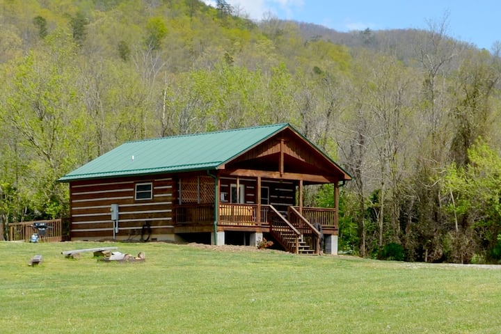 Cozy 1-bedroom Cabin With Hot Tub And River View - Hot Springs, NC