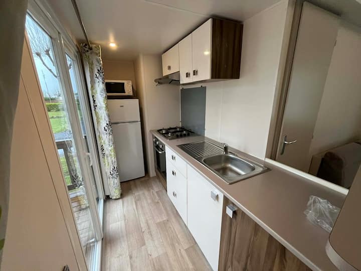 Grand Mobilhome 2 Chambres, Camping 4 éToiles-114 - Saint-Jean-de-Monts