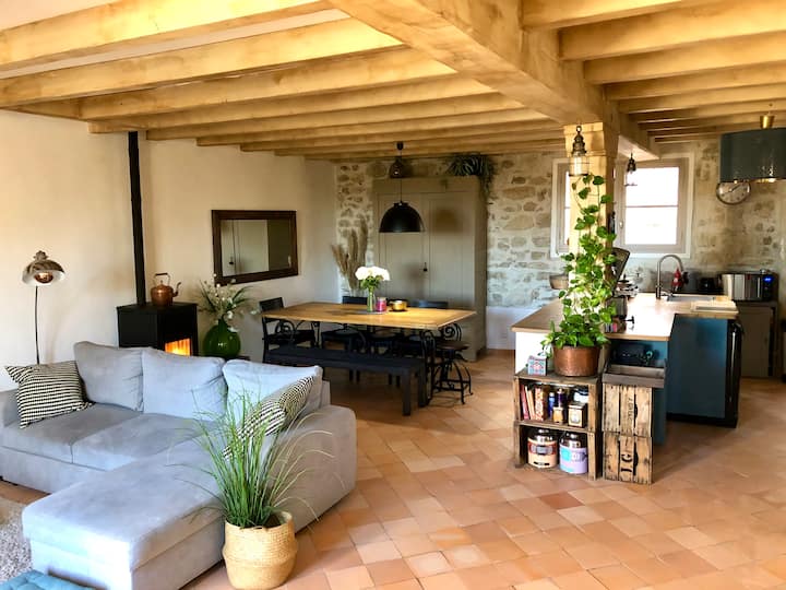 Maison De Charme, Terrasse Intime & Parking Privé - Mallemort