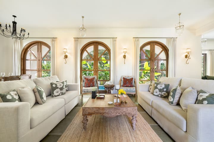 Living Room over looking pool area