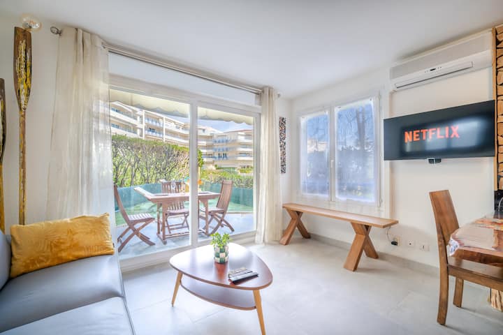 Studio Avec Jardin Face à La Mer - Antibes