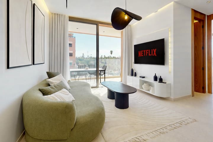 Gueliz Appartement Terrasse Et Rooftop/piscine - Marrakesh