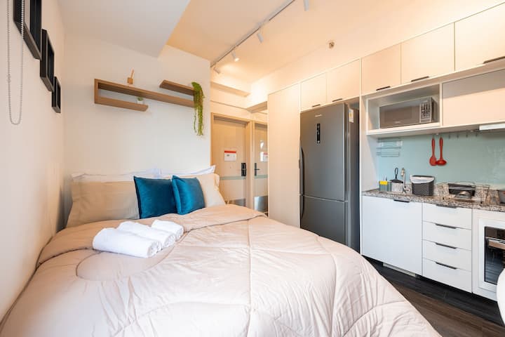 Premium Studio 203 | Conforto E Localização - Santo André