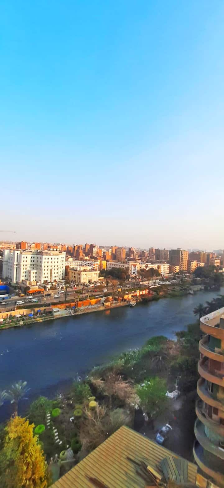 على النيل مباشر بمنيل الروضه. بوسط القاهرة - Caïro