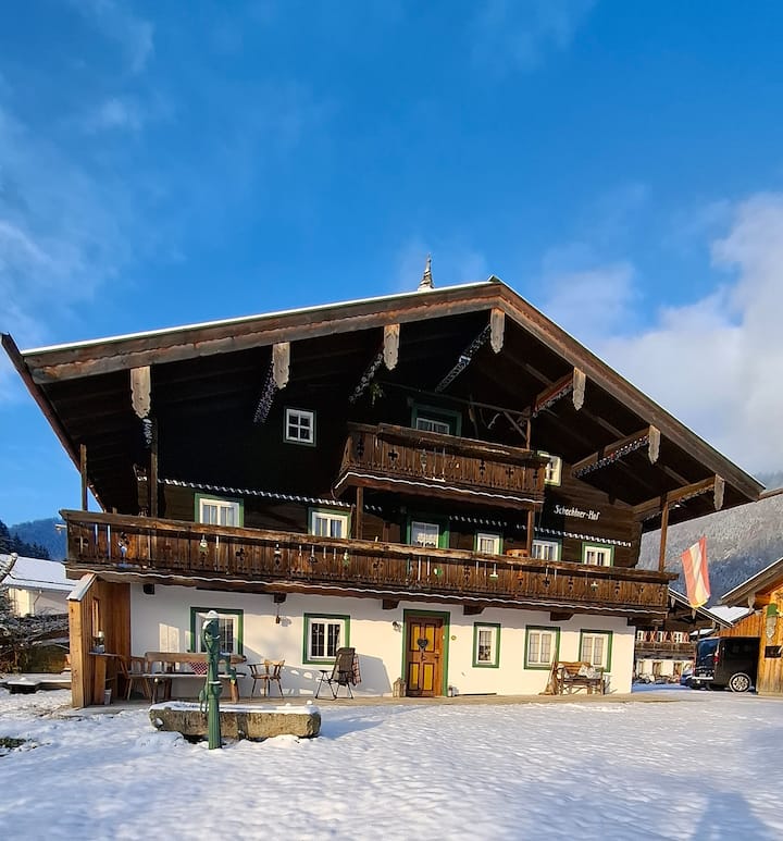 Ferienhof Schachtnerhof Appartement In Der Tenne - Ruhpolding