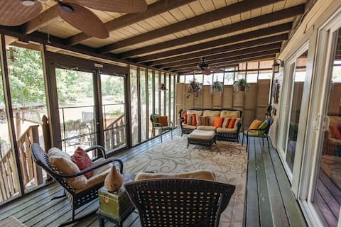 Sardis Lake Cabin Sleeps 14, 5 Bedrooms