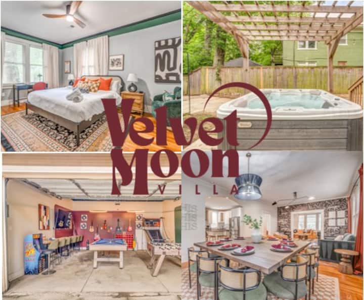 Velvet Moon Villa | Hot Tub, Putting, Game Room - Memphis, TN