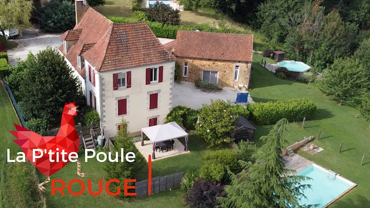 Grand Gîte 10 Pers 3* Périgord Noir Avec Piscine - Dordogne