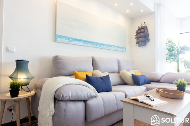 Apto Miramar 3br| Piscina | Terraza | Playa | Wifi - Cunit